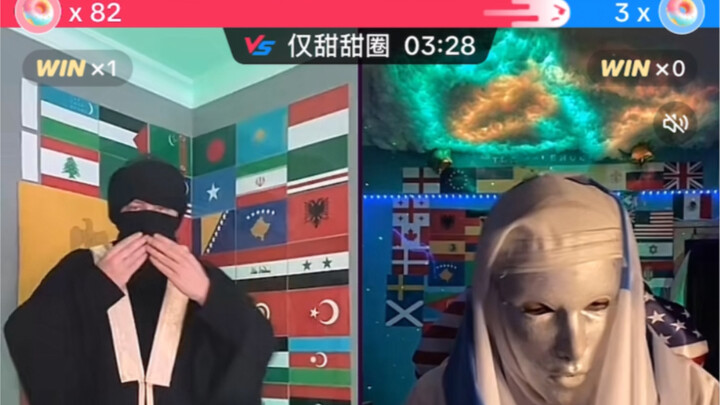 كنت أتسكع وأتصفح تيك توك بلا شيء أفعله، وإذا بي أتلقى توصية بمواجهة تجريدية بين فلسطين وإسرائيل.