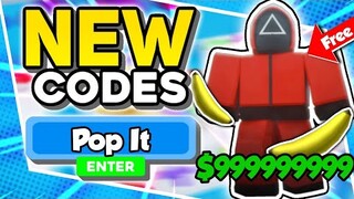 Free "Banana Update Working Codes 2021 in Roblox Pop It Trading