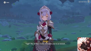 Dating with Noelle - Romantic scene | Genshin Impact 1.4 Hangout events