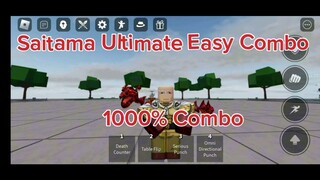 Saitama Easy Ultimate Combo Strongestbattlegrounds