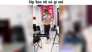 lớp học vẽ có gì vui #haihuoc