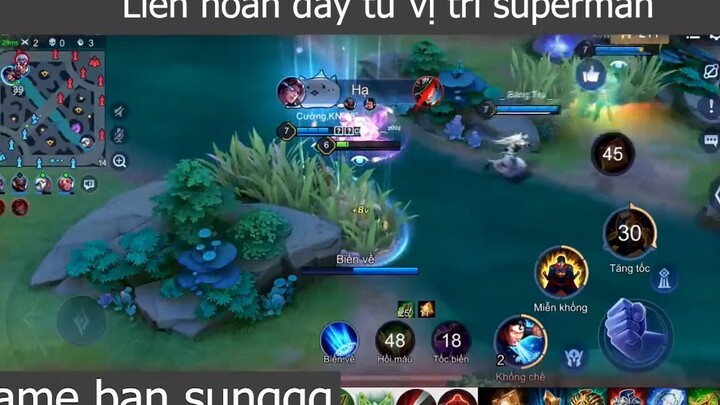 Liên hoàn đẩy từ vị trí superman p4 #gamebansunggg
