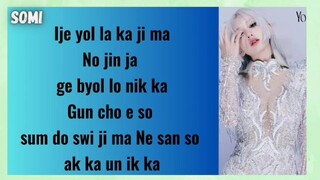 SOMI - FXXKED UP (EASY LYRICS)