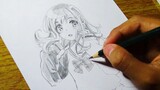 How To Drawing a Manga Girl #1 | @Brizz_hz