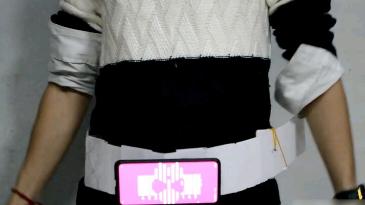 A guy's mobile phone is actually a transformation device