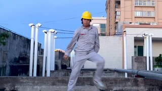 When workers meet AI girl group! KDA【MORE】A quick look at the power plant workers one hour after get