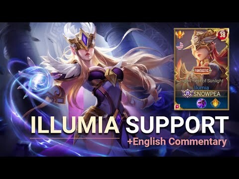 AoV | ILLUMIA SUPPORT GAMEPLAY (with English commentary)