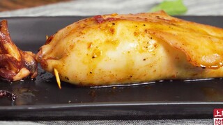 I thought it was just grilled squid, but when I cut it, I was stunned. My stomach was full. [Squid R
