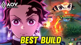 AOV : YAN/TANJIRO GAMEPLAY | BEST BUILD - ARENA OF VALOR LIÊNQUÂNMOBILE ROV