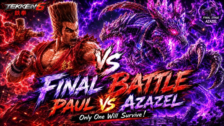 Paul Phoenix Vs Azazel Final Battle Story of Paul Phoenix { The END }