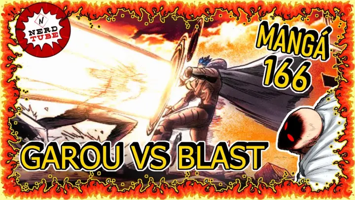 Blast VS Garou e a fúria de Saitama! - One Punch Man Mangá 166 / 211