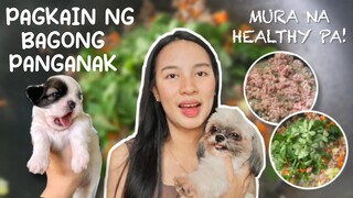 WHAT I FEED MAMA DOG AFTER GIVING BIRTH | MGA PAGKAIN NI MAMA DOG