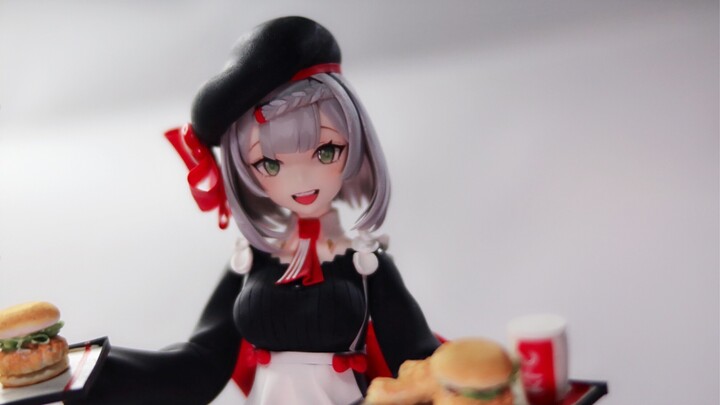 [Genshin Impact KFC linkage maid figure self-made] Meet at Station B and enjoy the maid