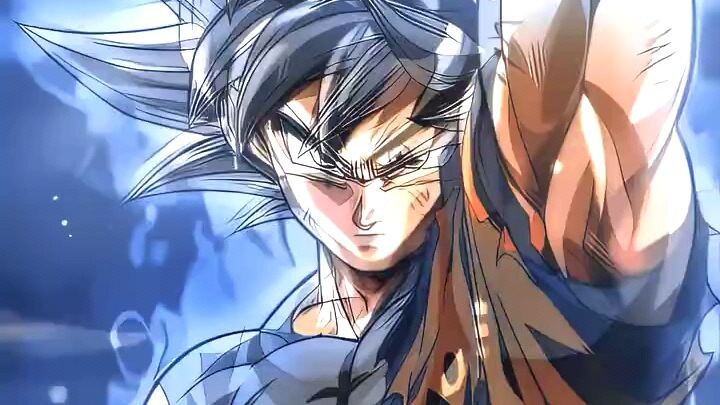 Aura of ultra instinct ☠️@goku@dragonball@anime