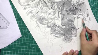 [Hand-drawn Violet] Ah, there is the same color as the Major's eyes