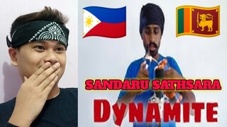 SANDARU SATHSARA - DYNAMITE | SRI LANKAN VERSION | FILIPINO REACTION