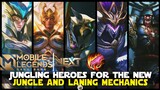 PROJECT NEXT BEST JUNGLER HEROES  TO RANK UP! NEW META THE RISE OF THE OLD HEROES MOBILE LEGENDS TIP