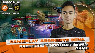 AGGRESIVE GAMEPLAY DARI EARLY, BAWA RRQ SENA MATCH POINT!! - MDLS9 RRQ SENA VS ONIC PRODIGY G3