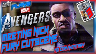 MEETING NICK FURY...SORT OF CUTSCENE | Marvel's Avengers Beta PS4 PRO | ADG Plays