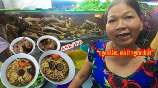 Tô mì vịt tiềm thuốc bắc 65k siêu ngon hợp khẩu vị nhưng vắng khách vì ít người biết ở Sài Gòn