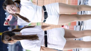 흰색 찌나뇽은 일단 봐야지 김진아 치어리더 직캠 Kim Jina Cheerleader fancam 231004 | 4K