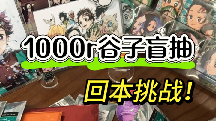 1000R Hobby Goods Blind Box Break-Even Challenge