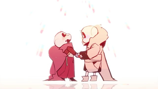 พวกเขาเต้นระบำของพวกเขา | ภาพเคลื่อนไหวแบบวนซ้ำ (Undertale AU)