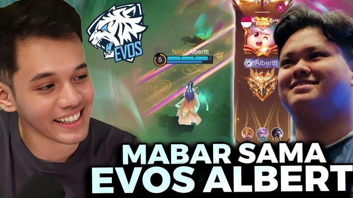 Akhirnya MABAR sama Evos ALBERT!! Main Support Buat Nutupin Gameplay!! - Mobile