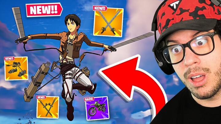 The ATTACK ON TITAN Update is HERE! (Fortnite)