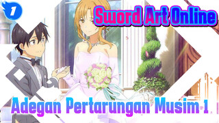 Adegan Pertarungan Musim 1 Sword Art Online_1