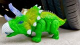 Eksperimen : Rhynosaurus vs Roda Mobil | Menghancurkan Hal Renyah & Lembut Dengan Mobi [ASMR]