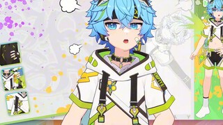 [Live2d model display] The whole body can be taken off and "spray" on your face!