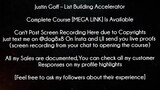 Justin Goff Course List Building Accelerator download