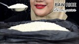 ASMR RAW RICE EATING|| RAW RICE || MAKAN BERAS PASAR DI KOTA PALU || ASMR INDONESIA