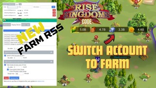 ROKBOT | New Farm Rss - Switch Lilith Account To Farm | RISE OF KINGDOMS | ROKBOT INFINITY