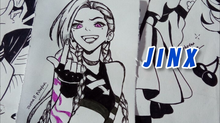 [SPEED DRAWING] Jinx - Arcane