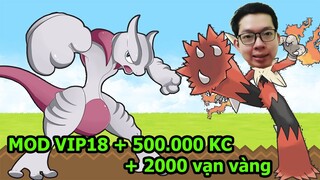 Thu Phục Pokemon huyền thoại MEWTWO S+ 7 Sao - Pocket Incoming Mod 500K Gem - Thành EJ