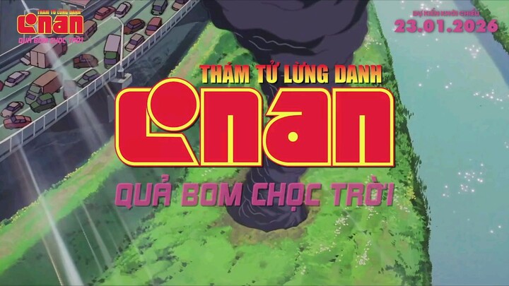 Movie 1 Quả Bom Chọc Trời  sẽ thay đổi một số câu thoại và người lồng tiếng #Conan #Movie #Anime