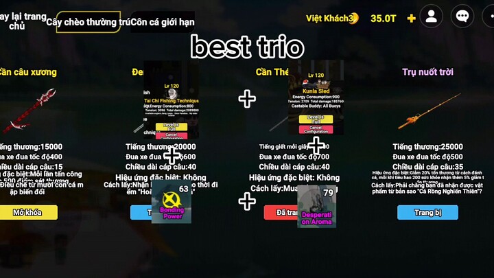 the best trio for farm boss ngl