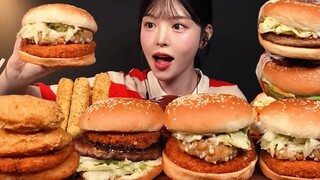 [Boki Chinese subtitles] The young lady finished five big burgers by herself, which made people's ap