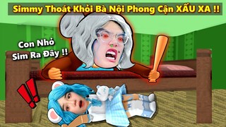 Mèo Simmy Thoát Khỏi Bà Nội Phong Cận Xấu Xa Trong Roblox !!