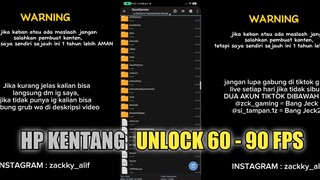 Cara Setting hp KENTANG unlock smooth ekstrem PUBG MOBILE 60 FPS - 90 FPS (HDR EKSTREAM)