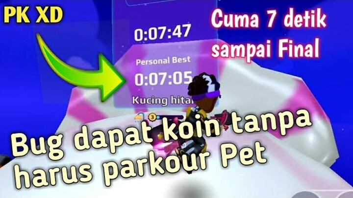 Bug dapat koin tanpa harus bermain di Parkour Pet di PK XD Update Event Festival Pet