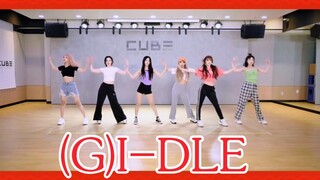 (G)I-DLE《DUMDi DUMDi》练习室公开！Cube舍得开灯了！