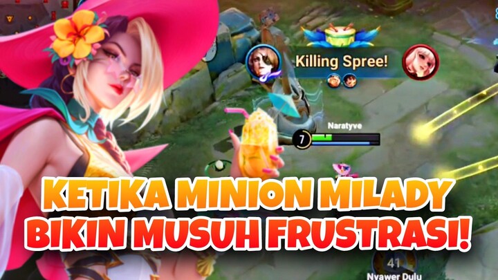 KETIKA MINION MILADY BIKIN MUSUH FRUSTRASI! - Honor Of Kings Moments