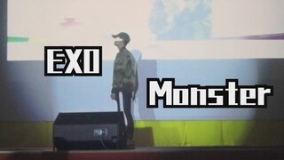 【俊赫君】EXO - Monster 舞蹈cover 什么？！up主竟然还会跳男团舞？？我惊呆了！