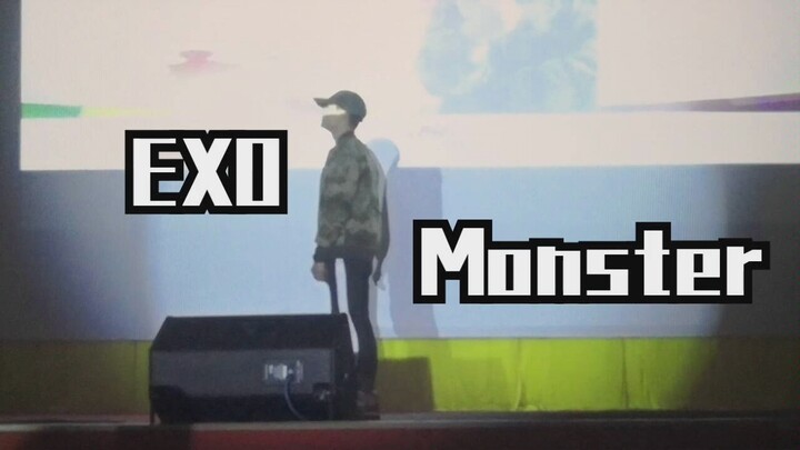 【Junhyukjun】EXO - Monster dance cover what? ! The owner of Up can actually dance in a male group dan