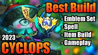 CYCLOPS BEST BUILD 2023 | TOP 1 GLOBAL CYCLOPS BUILD | CYCLOPS - MOBILE LEGENDS | MLBB