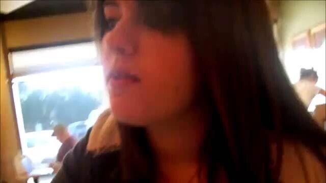 Leda And Her Friend At Starbucks