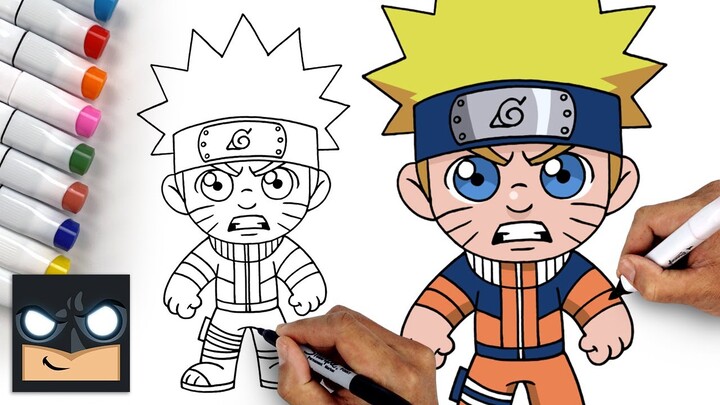 How To Draw Naruto | Draw & Color Tutorial